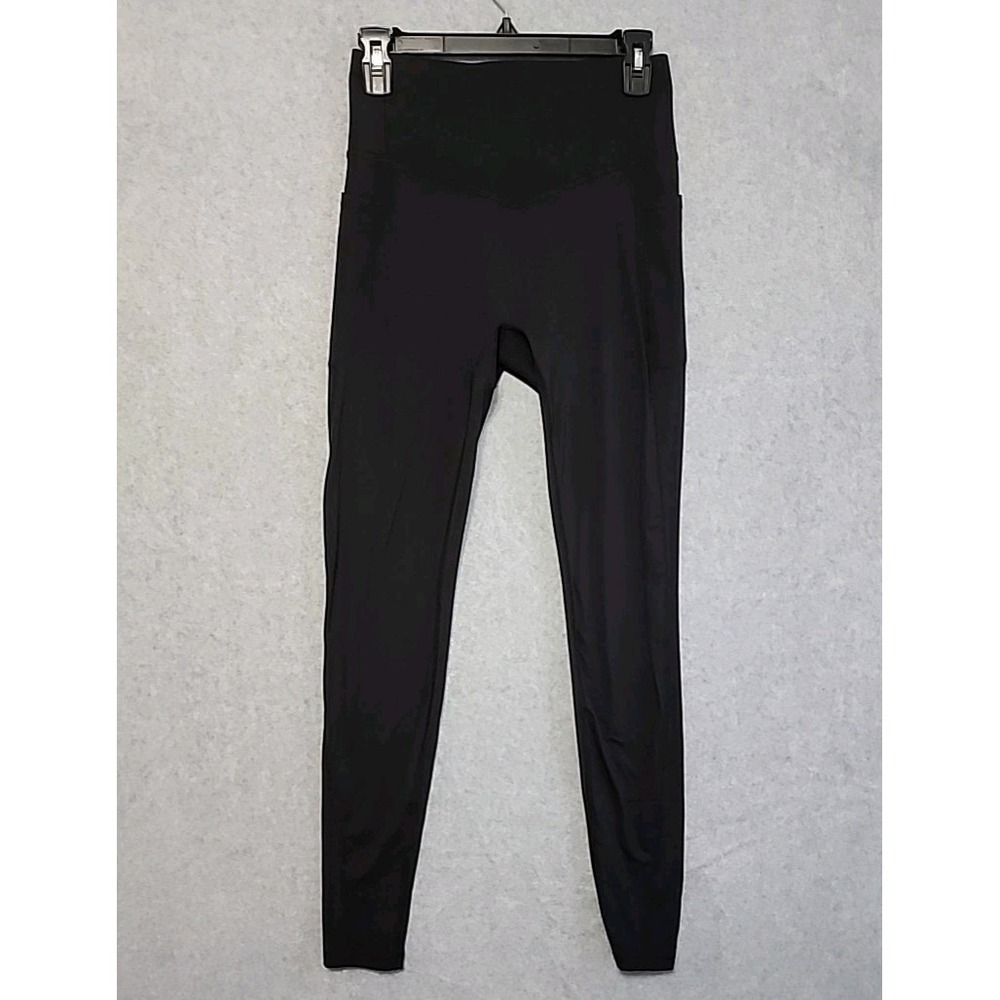 Halara Softly Zero Crossover Pocket Plain Leggings UPF50+ Black M (Full)